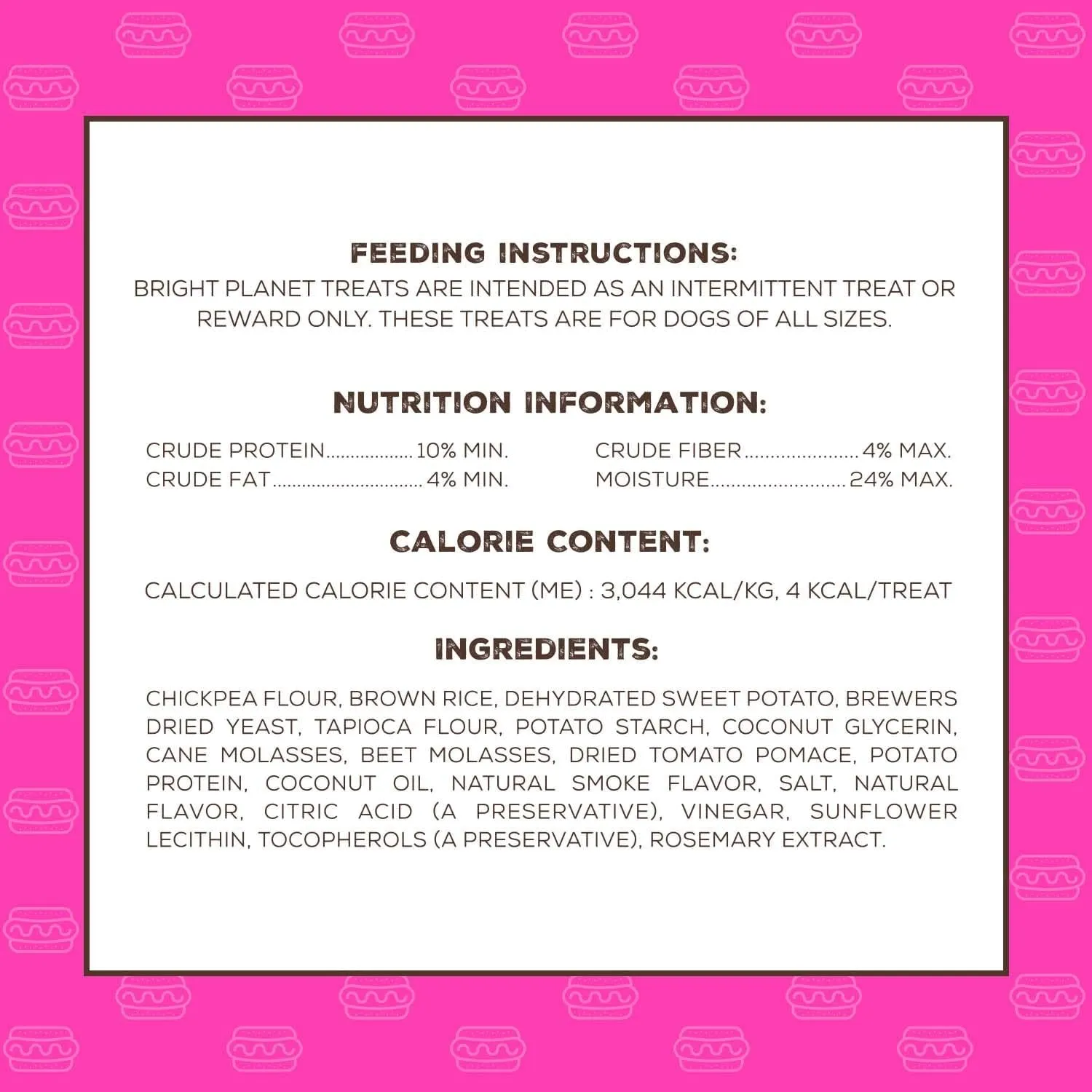 | Plant-Based Vegan Dog Treats - 6oz | Sustainable Natural Clean Label | Low-Calorie Soft Veggie Dog Treats | Made in USA