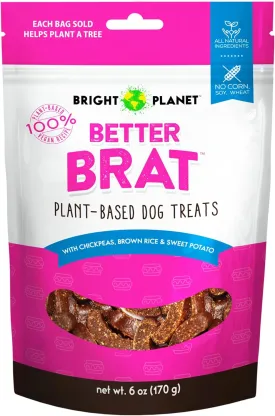 | Plant-Based Vegan Dog Treats - 6oz | Sustainable Natural Clean Label | Low-Calorie Soft Veggie Dog Treats | Made in USA