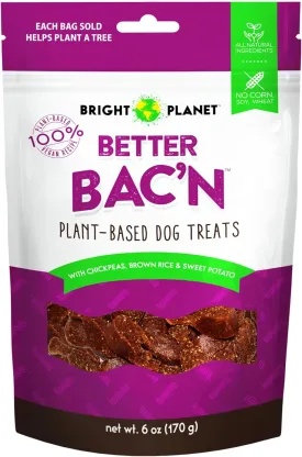 | Plant-Based Vegan Dog Treats - 6oz | Sustainable Natural Clean Label | Low-Calorie Soft Veggie Dog Treats | Made in USA