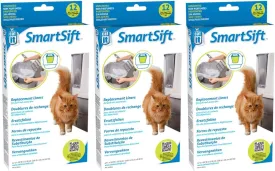 (3 Pack) Catit Design Liner for Sifting Cat Pan Base - 12 Liners per Pack