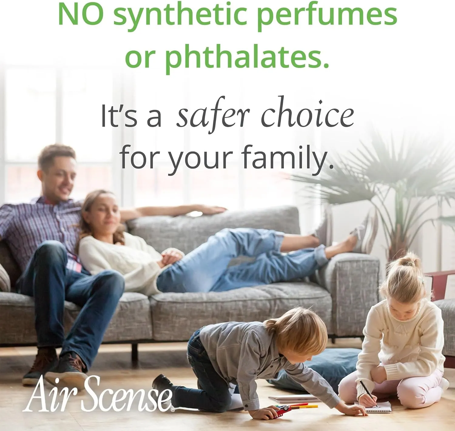 Air Scense Essential Oil Air Freshener - Lavender Scent - Non-Aerosol - 7 fl oz | Refreshing, Long-Lasting Scent | Eco-Friendly | Exceptional Value| Single Can