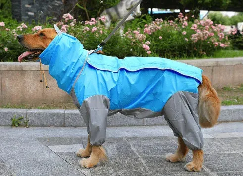 Big Dog Raincoat Waterproof Polyester Taff Full Coverage