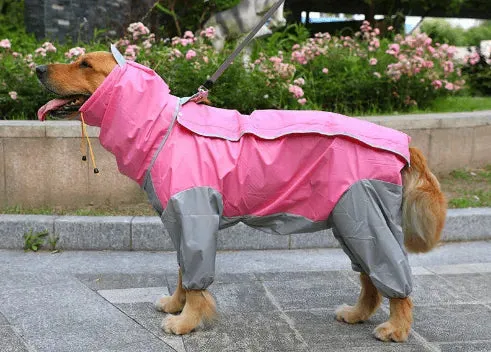 Big Dog Raincoat Waterproof Polyester Taff Full Coverage