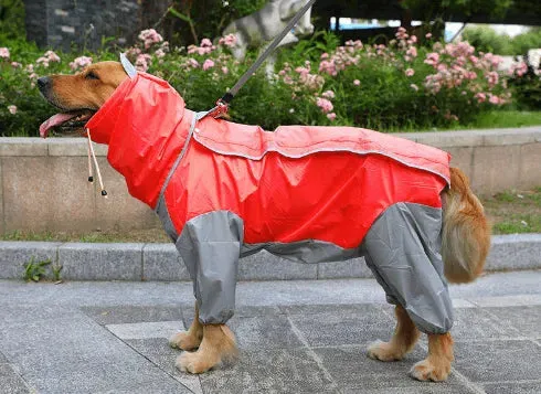 Big Dog Raincoat Waterproof Polyester Taff Full Coverage