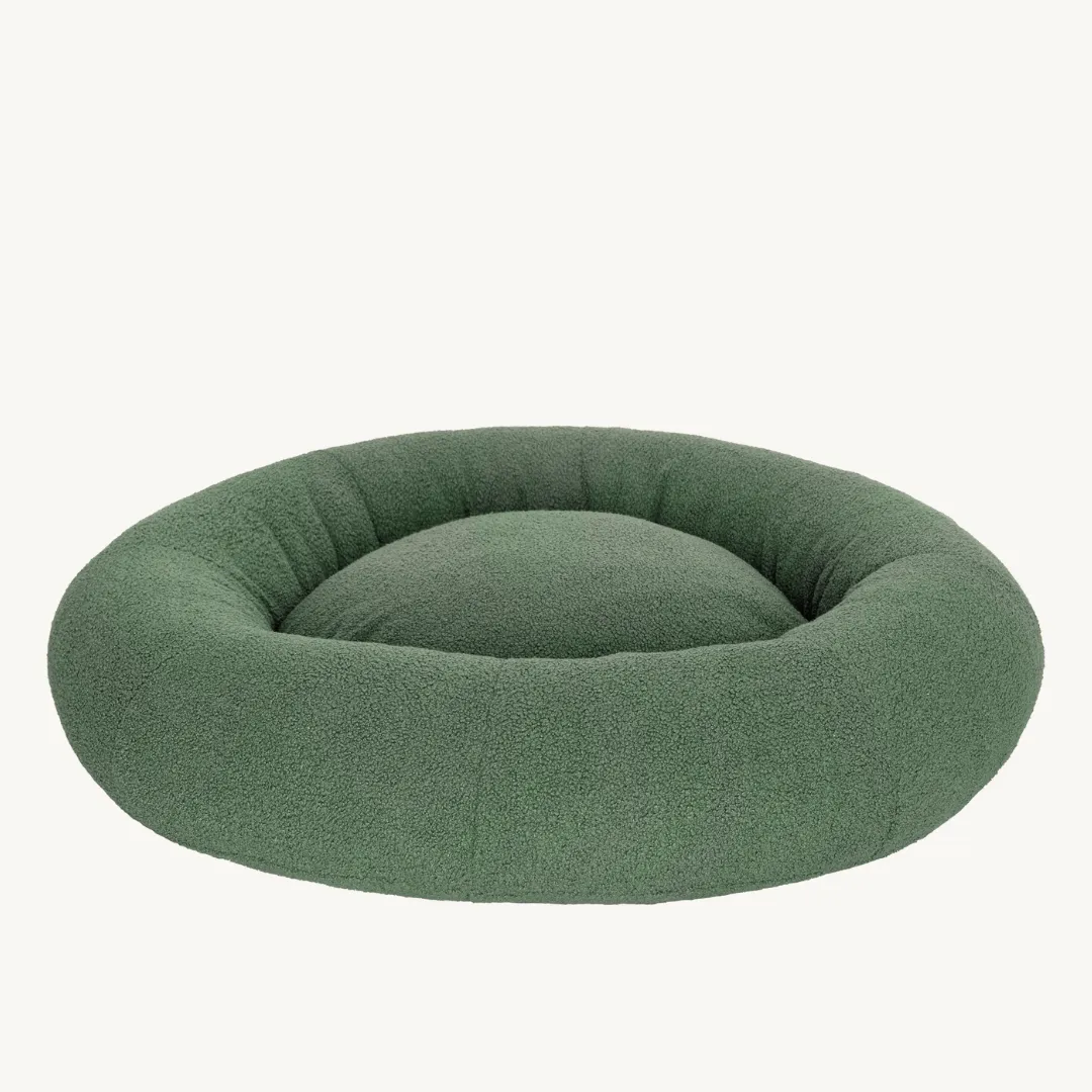 Boucle Dog Bed & Cover Bundle