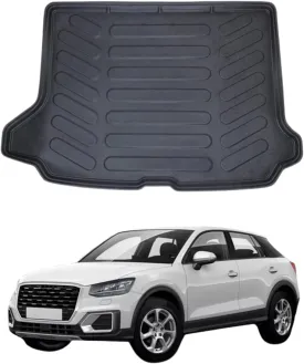 Cargo Liner for Audi Q2 2017-2025 Boot Tray Black | Trunk Liner All-Weather TPE Durable Non Slip Waterproof Luggage Tray Mat