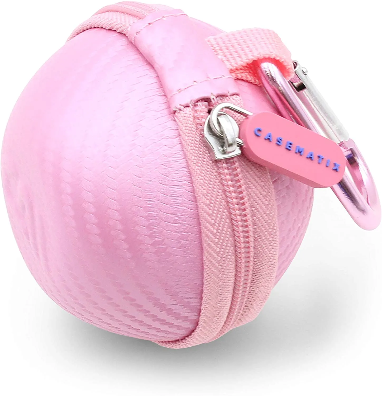 Casematix Pink Carry Case Compatible with Tamagotchi Pix Camera Interactive Virtual Pet , Includes Case Only with Wrist Strap and Carabiner