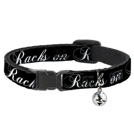 Cat Collar Breakaway - RACKS ON RACKS Black White