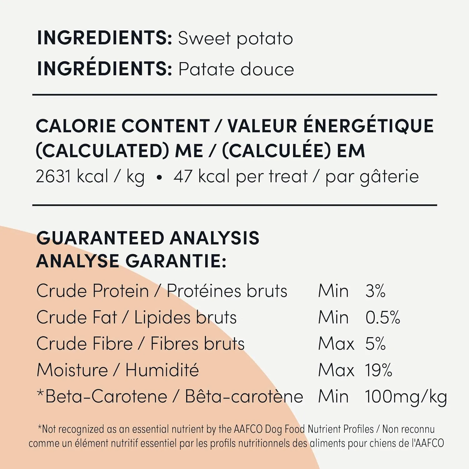 Crumps' Naturals Sweet Potato For Pets, 5.6-Ounce