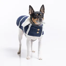 DCNY Sherpa Lined Denim Ranch Coat