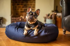 Denim Dog Bed