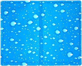 Dog Bed,Cool mat,Dog mat, Pet Pad Summer Cooling Mat Pet Cold Gel Pad Heat Relief Summer Soft Dog Cooling Bed PVC Soft Comfortable Cat Cushion for Dog (Color : Light Blue, Size : S 50X40cm)