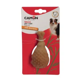 Dog toy with bamboo, chicken leg, 11cm