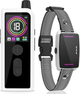 Dog Training Collar with Remote Control 4218 FT 3 Training Modes (Beep, Vibration, Safe Static) IPX7 Waterproof Rechargeable E-Collar for Small Medium Large Dogs 5-120lbs