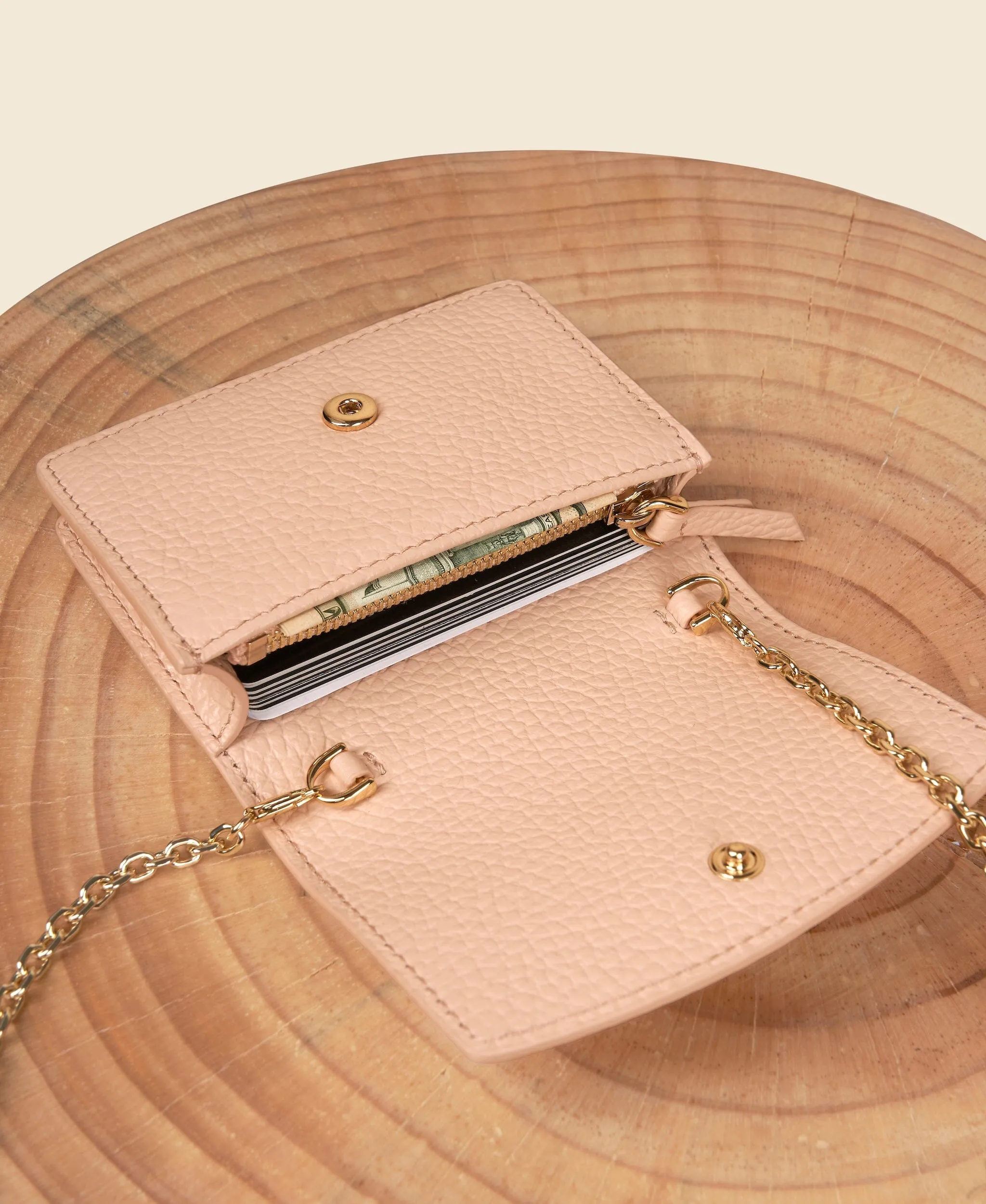 Double-C Cardholder - Blush