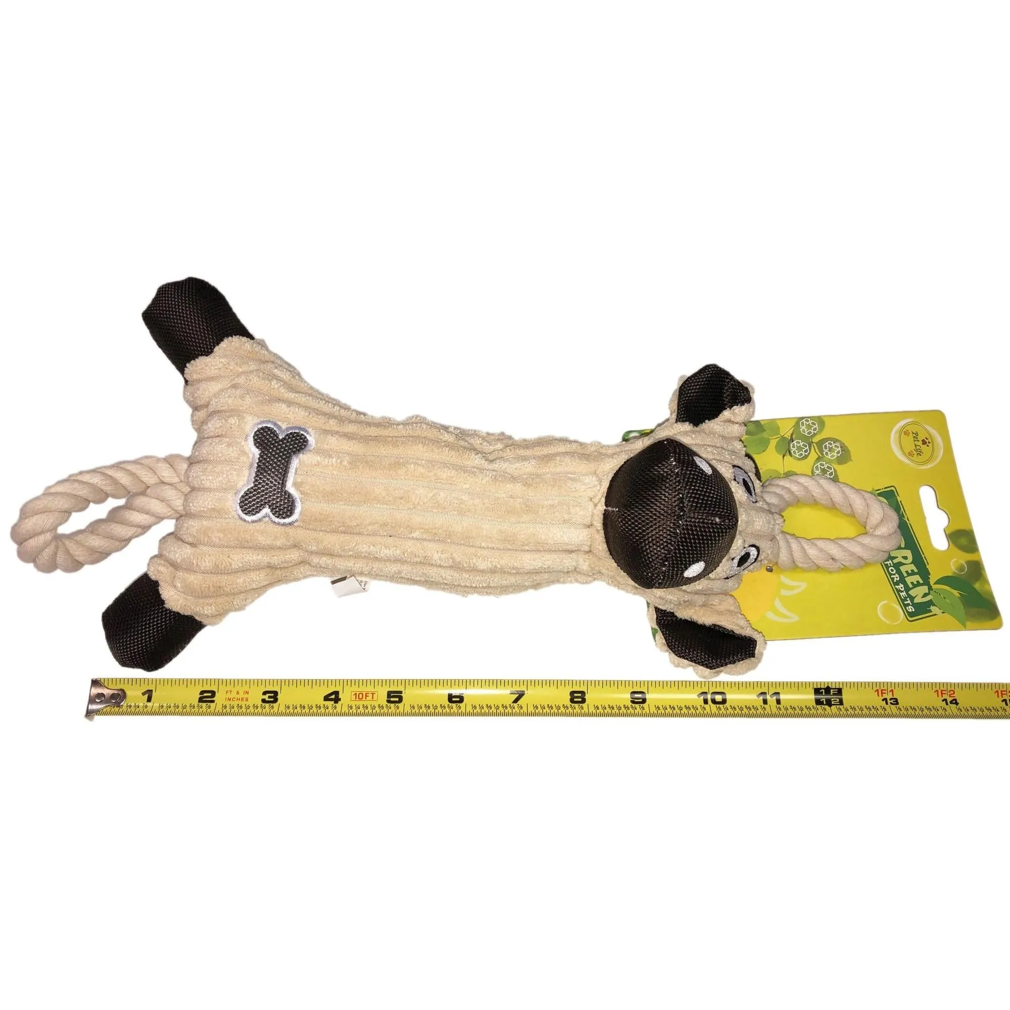 Eco-friendly jute rope pig dog toy Playtime