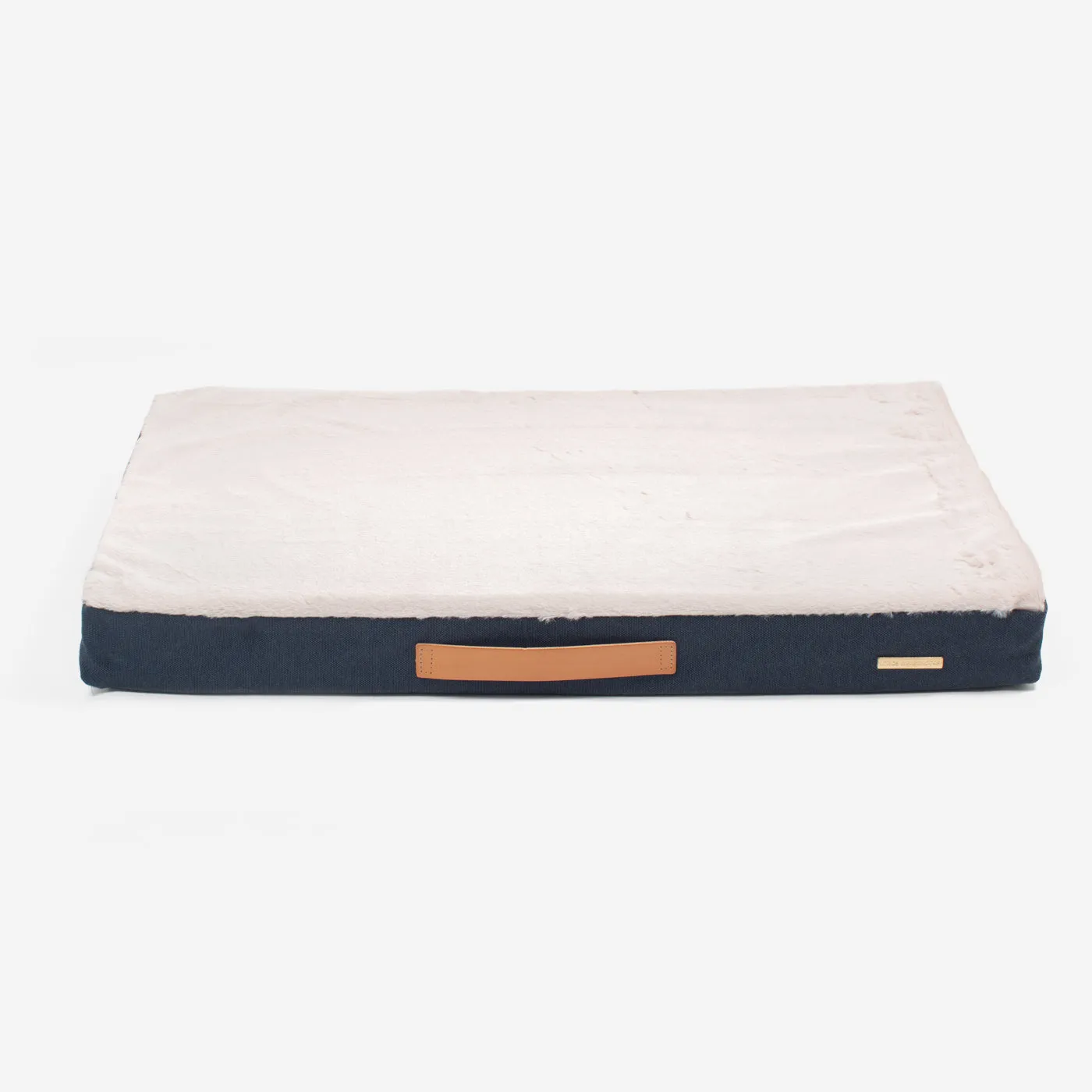 Essentials Twill Orthopaedic Mattress in Denim by Lords & Labradors