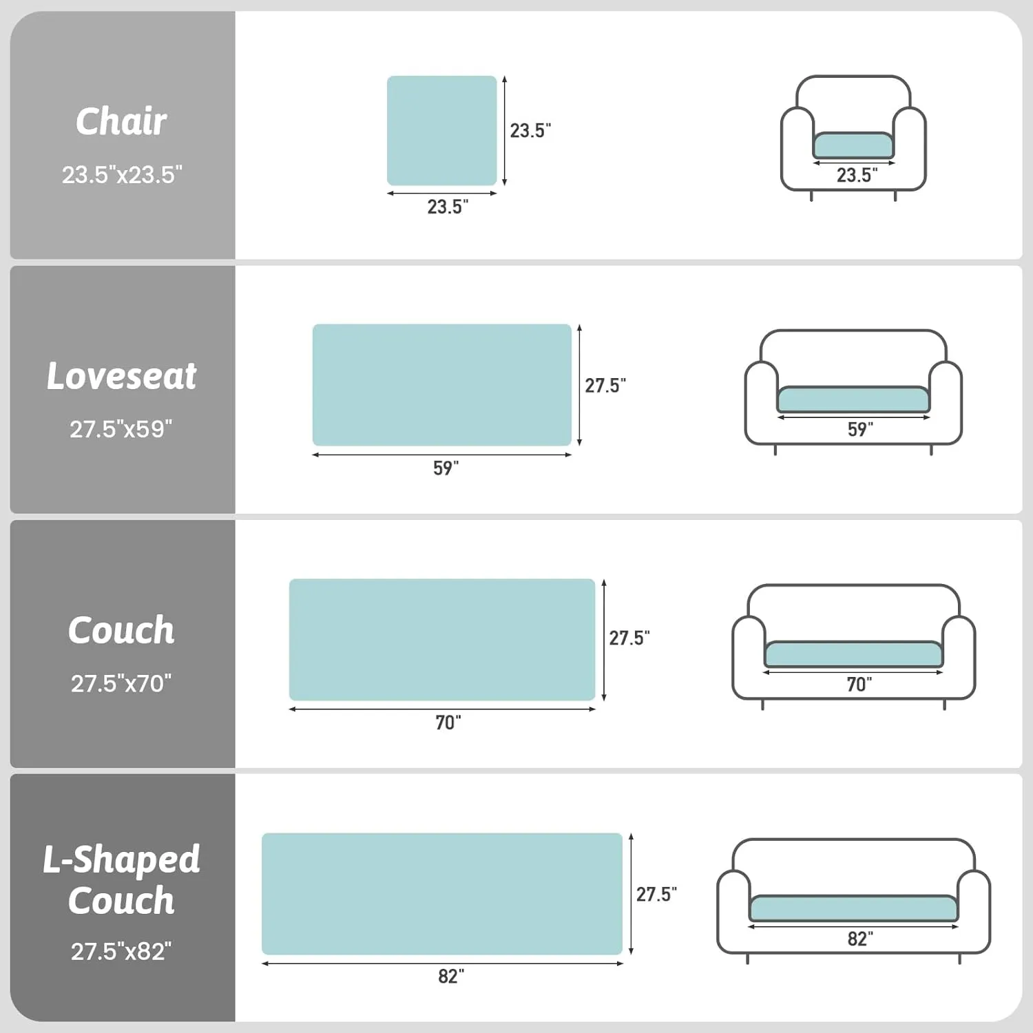 Faux Fur Couch Cover for 3 Seat Cushion Sofa, Soft Pet Mat for Car Seat Protector, Liquid Pee Proof Mat for Dog or Cat, Washable, Anti-Slip, Reversible, 27.5x70 inch, Tie Dye Grey