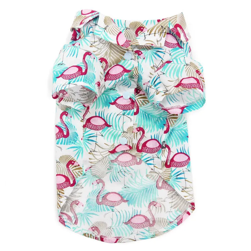Flamingo Dog Shirt