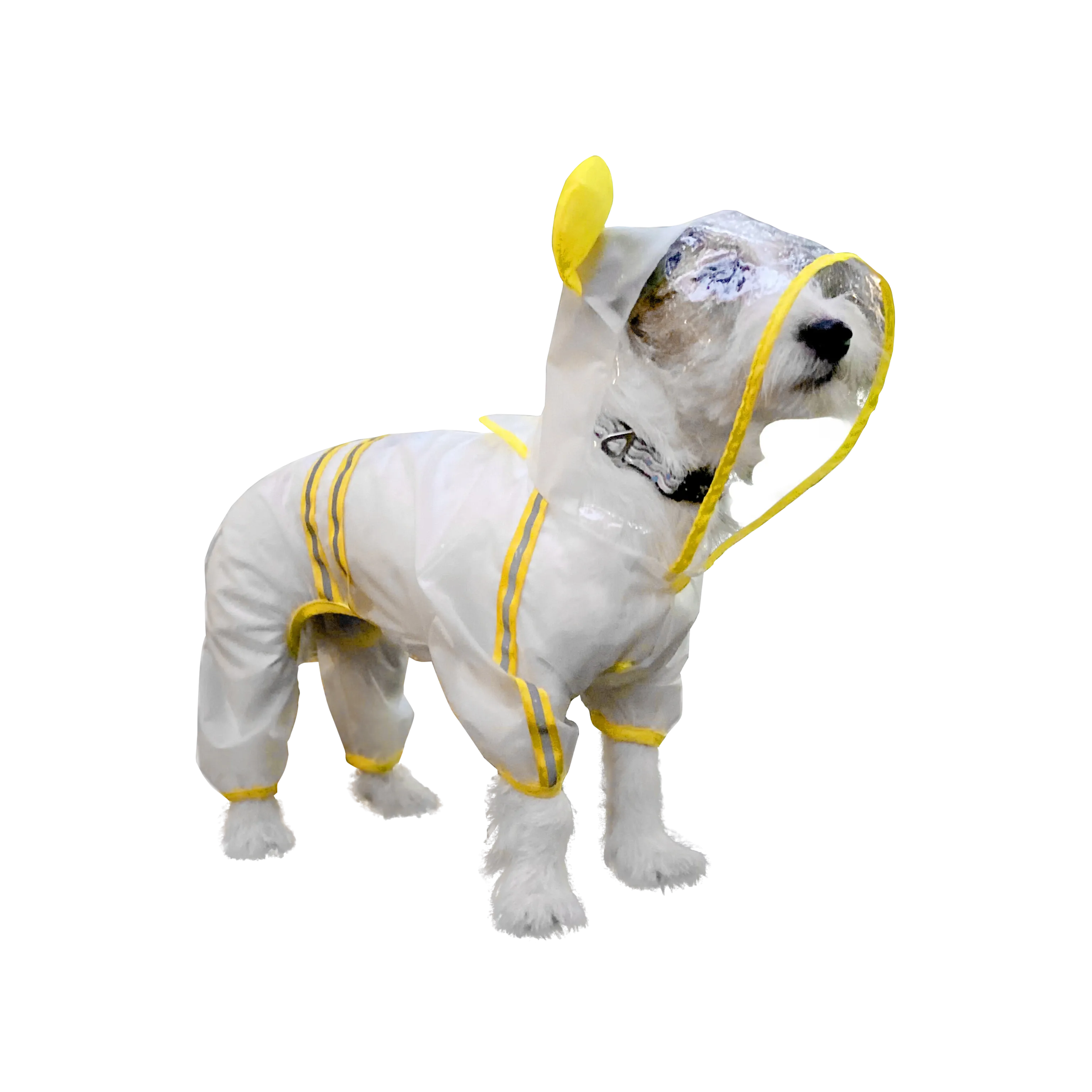 FOFOS PET FOUR LEG RAINCOAT YELLOW (XXL)