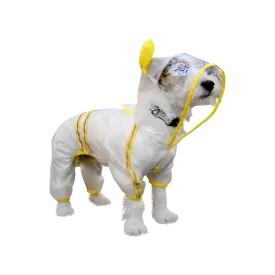 FOFOS PET FOUR LEG RAINCOAT YELLOW (XXL)
