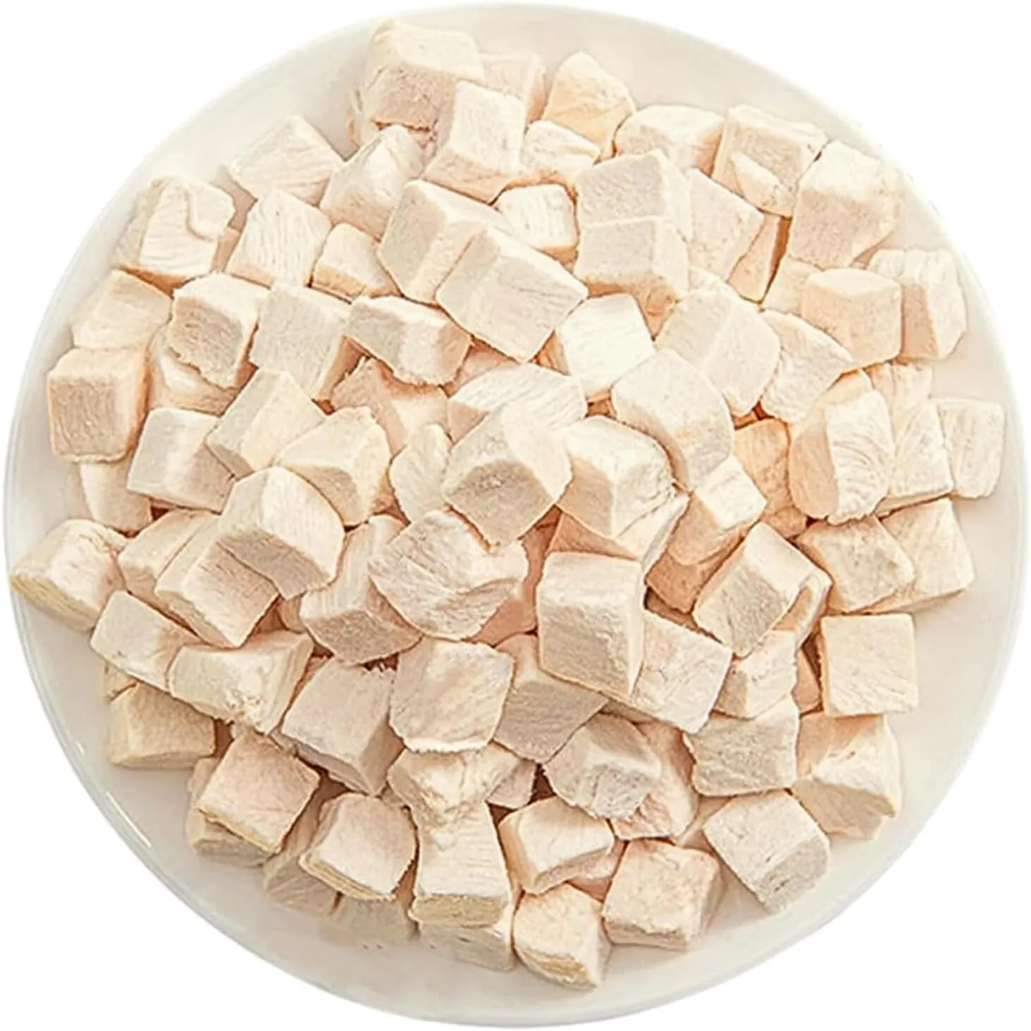 Freeze Dried Chicken Cat and Dog Treats 7.1 OZ  Single Ingredient Chicken Meat High Protein, Bite-Sized Pet Training Snacks or Food Topper for Small Dogs Cats