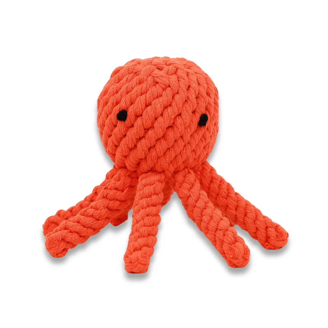 Handmade Jumbo Octopus Dog Toy