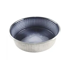 Indipets Jack & Jill Medium Shadow Black Bowl for Dogs 24oz