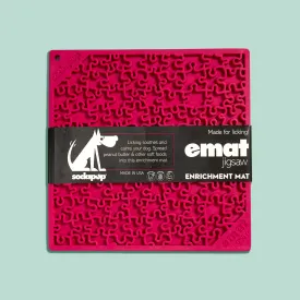 Jigsaw Design Slow Feeder Lick Mat for Dogs
