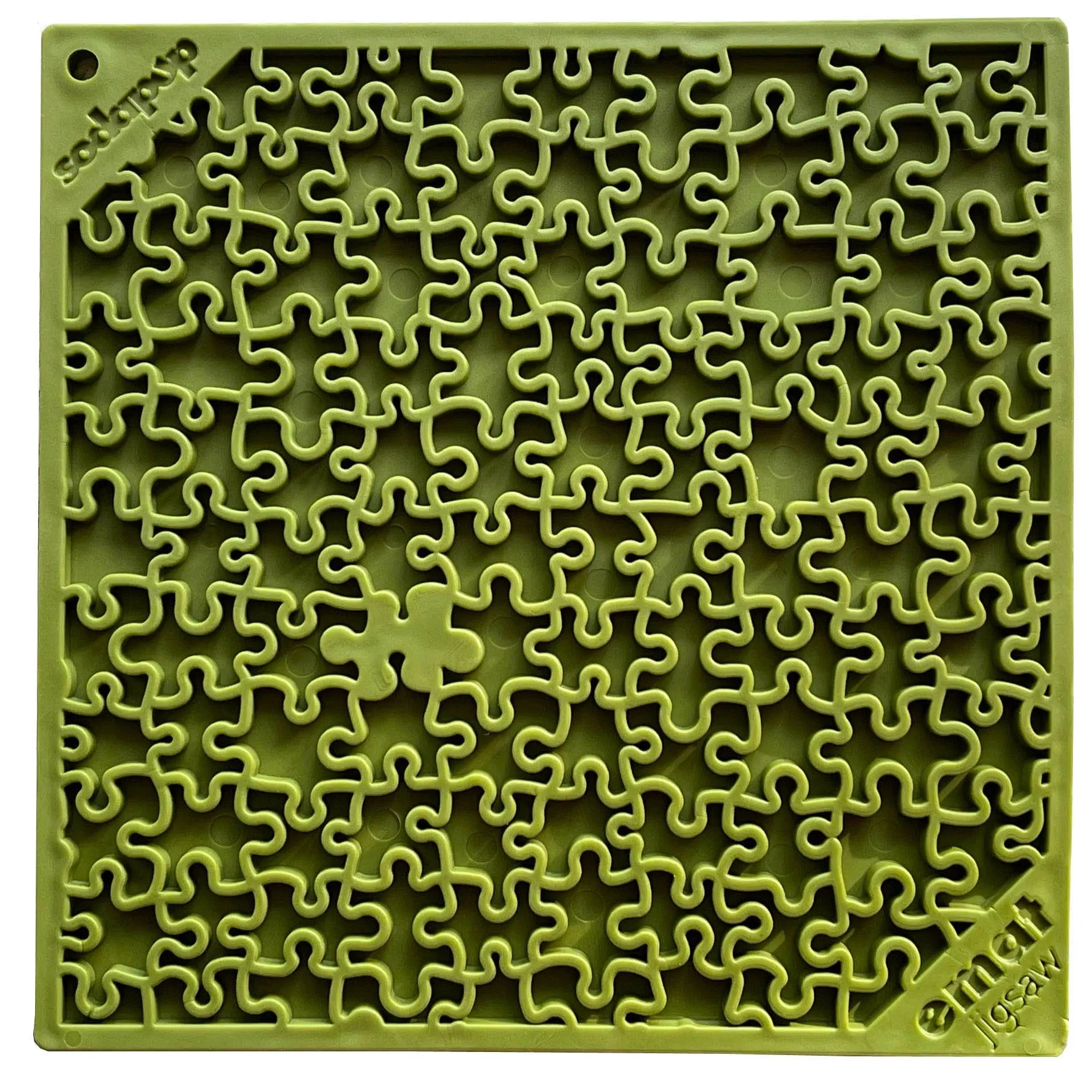 Jigsaw Design Slow Feeder Lick Mat for Dogs