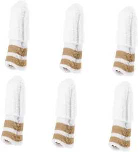 Milisten Pet Cleaning Gloves Gentle Toothbrush for Dogs Cats 6-Pack Soft Comfortable Oral Health Tool