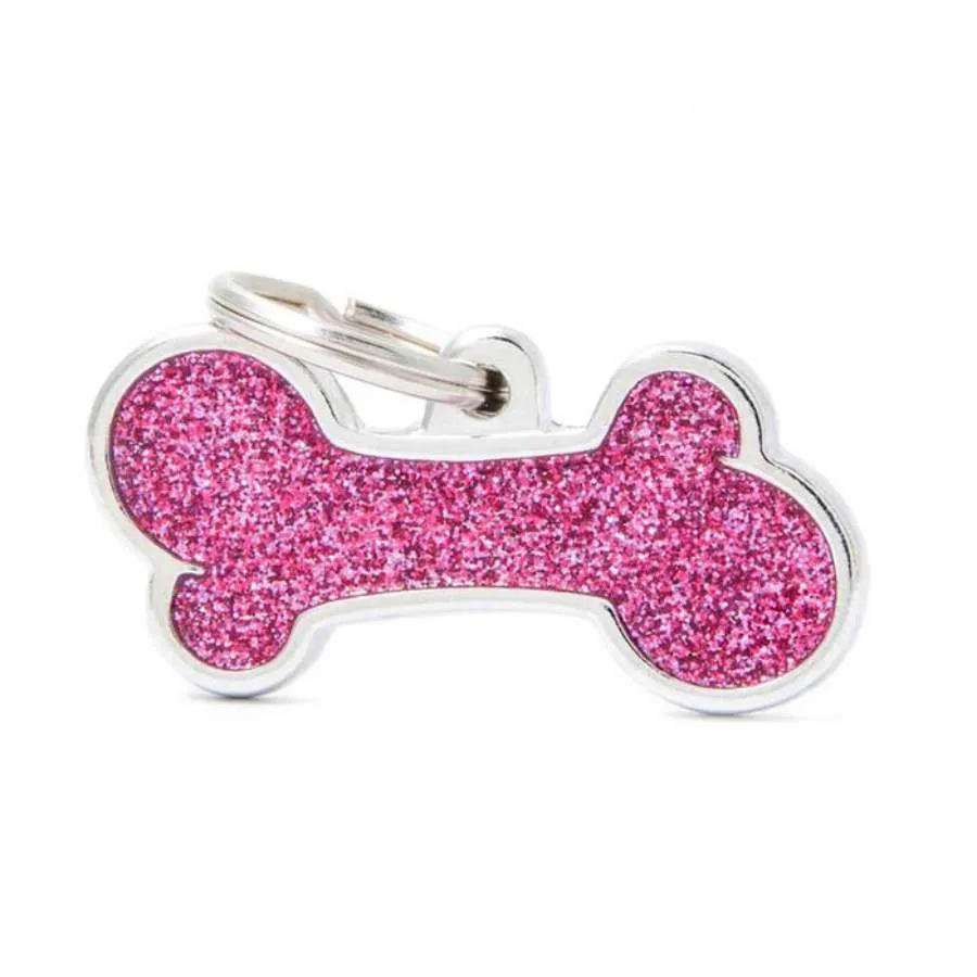 My Family ID Tags Shine Bone