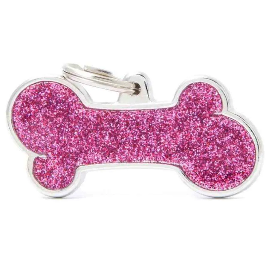 My Family ID Tags Shine Bone