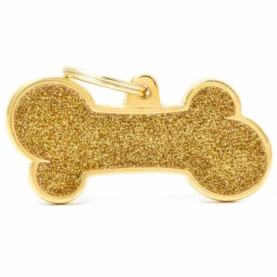 My Family ID Tags Shine Bone