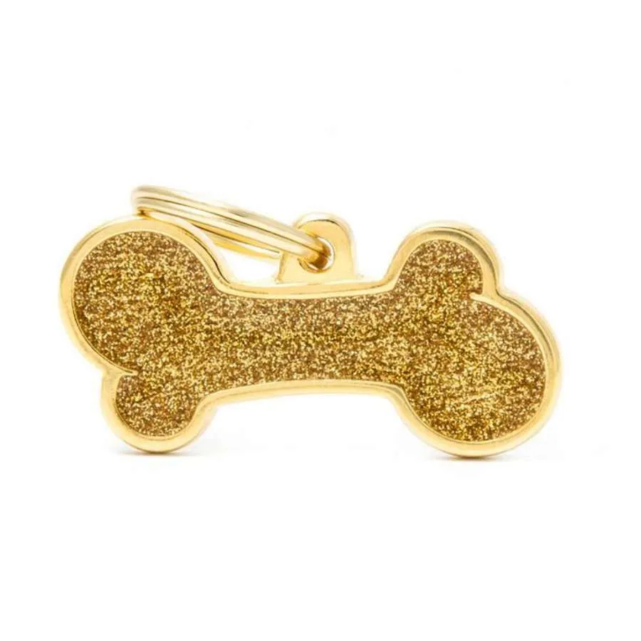 My Family ID Tags Shine Bone
