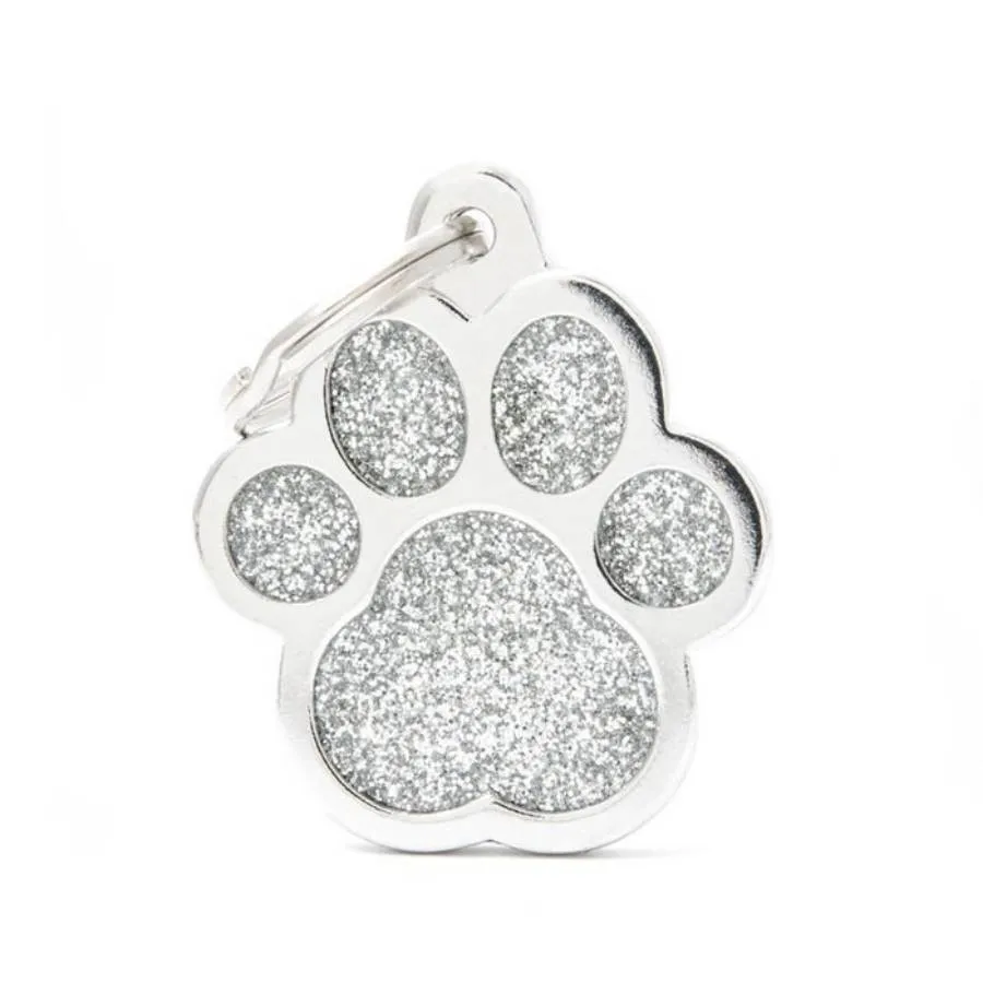 My Family ID Tags Shine Paw