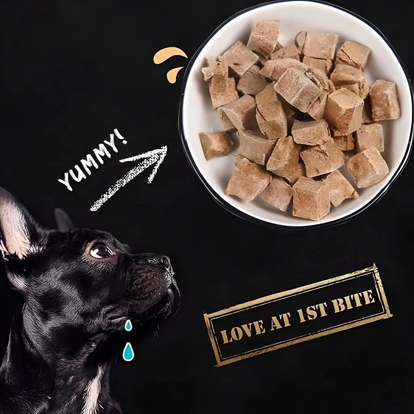 Organic Freeze Dried Dog & Cat Treats - Single Ingredient, Grain Free Food Toppers for Healthy Pets, No Fillers or Preservatives (Chicken, 3.5 oz Bag)
