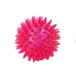 PAWS ASIA Amazon New Rubber Squeaky Glow  Exercise Interactive Thorn Pet Toys Ball Dog