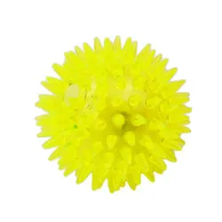PAWS ASIA Amazon New Rubber Squeaky Glow  Exercise Interactive Thorn Pet Toys Ball Dog