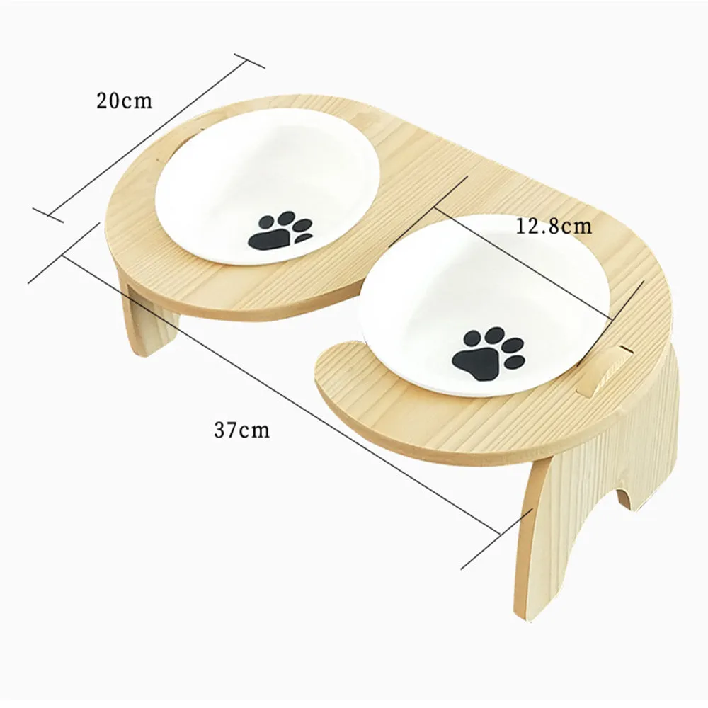PAWS ASIA China Wholesale Modern Eco Friendly Multifuncional Ceramic Cat Bowls