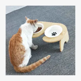 PAWS ASIA China Wholesale Modern Eco Friendly Multifuncional Ceramic Cat Bowls