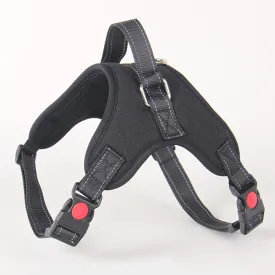 PAWS ASIA Factory Low Moq Oxford Reflective Training Adjustable No Pull Large Dog Harness With Handle