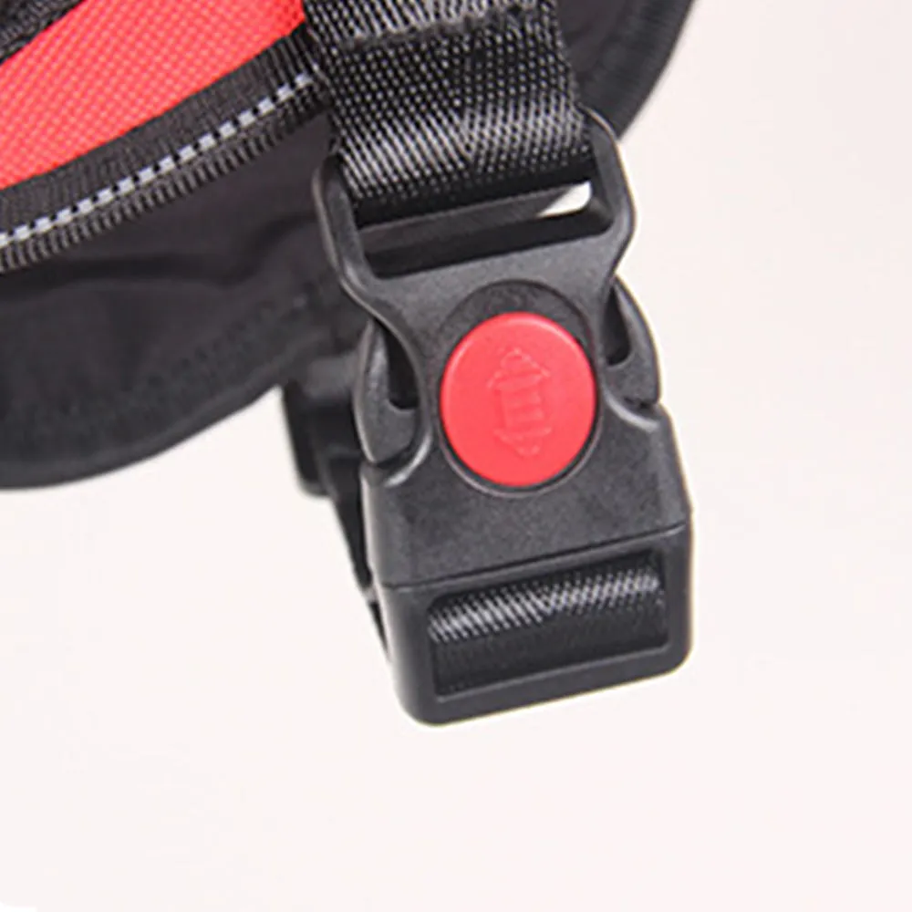 PAWS ASIA Factory Low Moq Oxford Reflective Training Adjustable No Pull Large Dog Harness With Handle