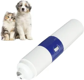 Pet Nail Grinder Electric Quiet LED Light for Small Medium Large Dogs Cats, Stepless Speed Regulation Long Lasting Rechargeable (Orange)