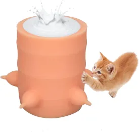 Puppy Feeders for Multiple Puppies, 400ml Puppy Milk Feeder Bowl, Puppy Nursing Station with Lid, Wide Caliber Design, for Puppies Doggie Kittens, 5 Nipples,