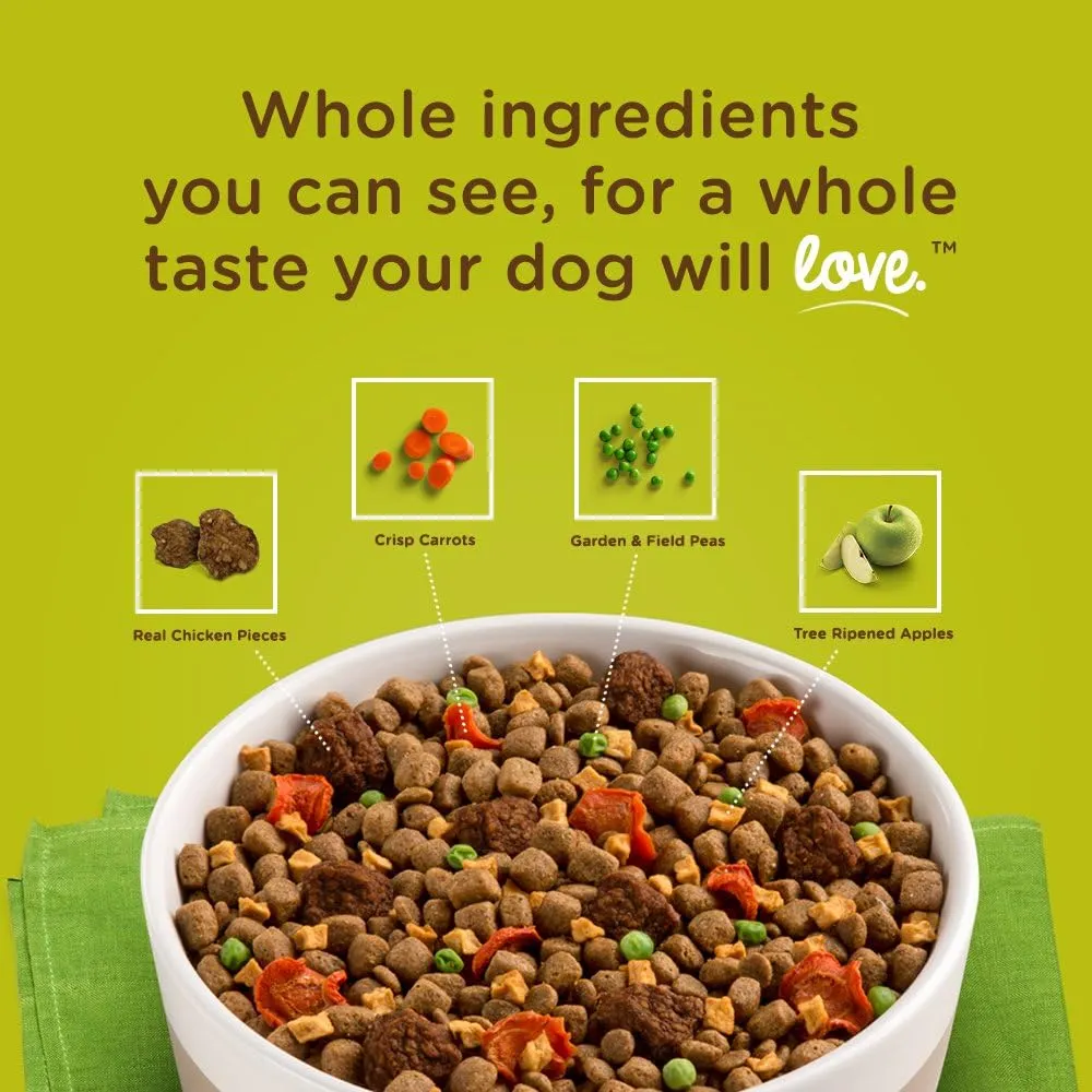Rachael Ray Nutrish Dish Premium Dry Dog Food, Chicken & Brown Rice Recipe with Veggies & Fruit, 11.5 Pounds