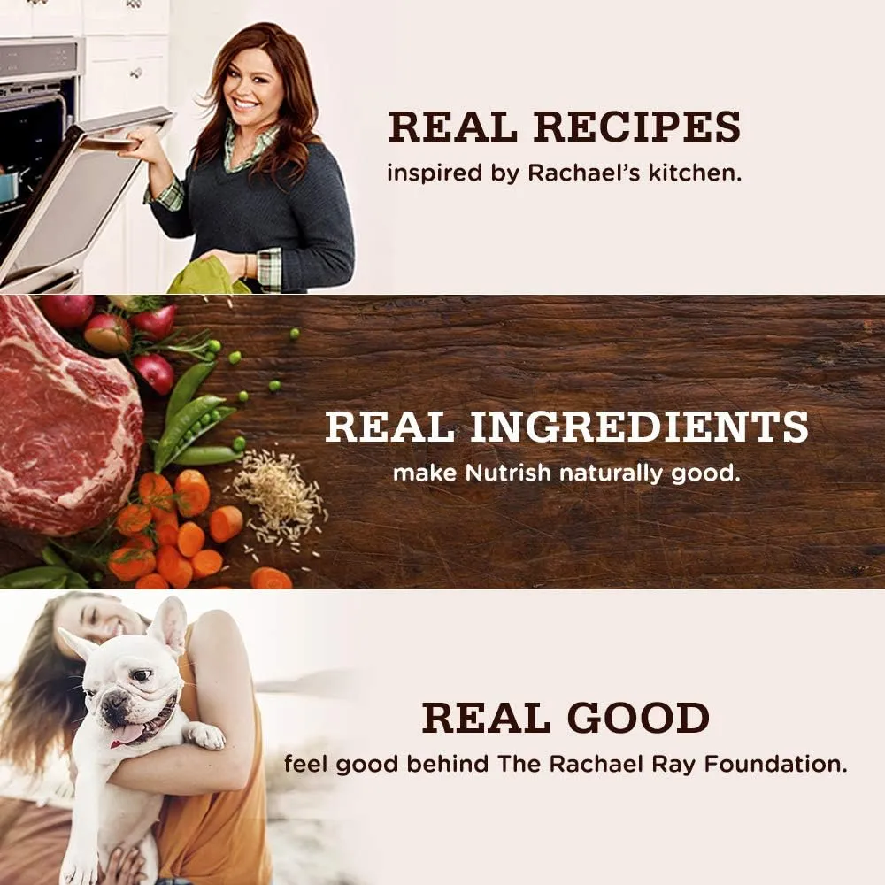 Rachael Ray Nutrish Dish Premium Dry Dog Food, Chicken & Brown Rice Recipe with Veggies & Fruit, 11.5 Pounds