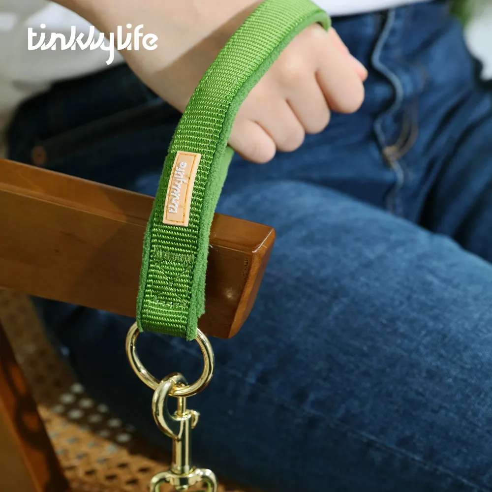 Rainbow Woven Double Ended Dog Leash