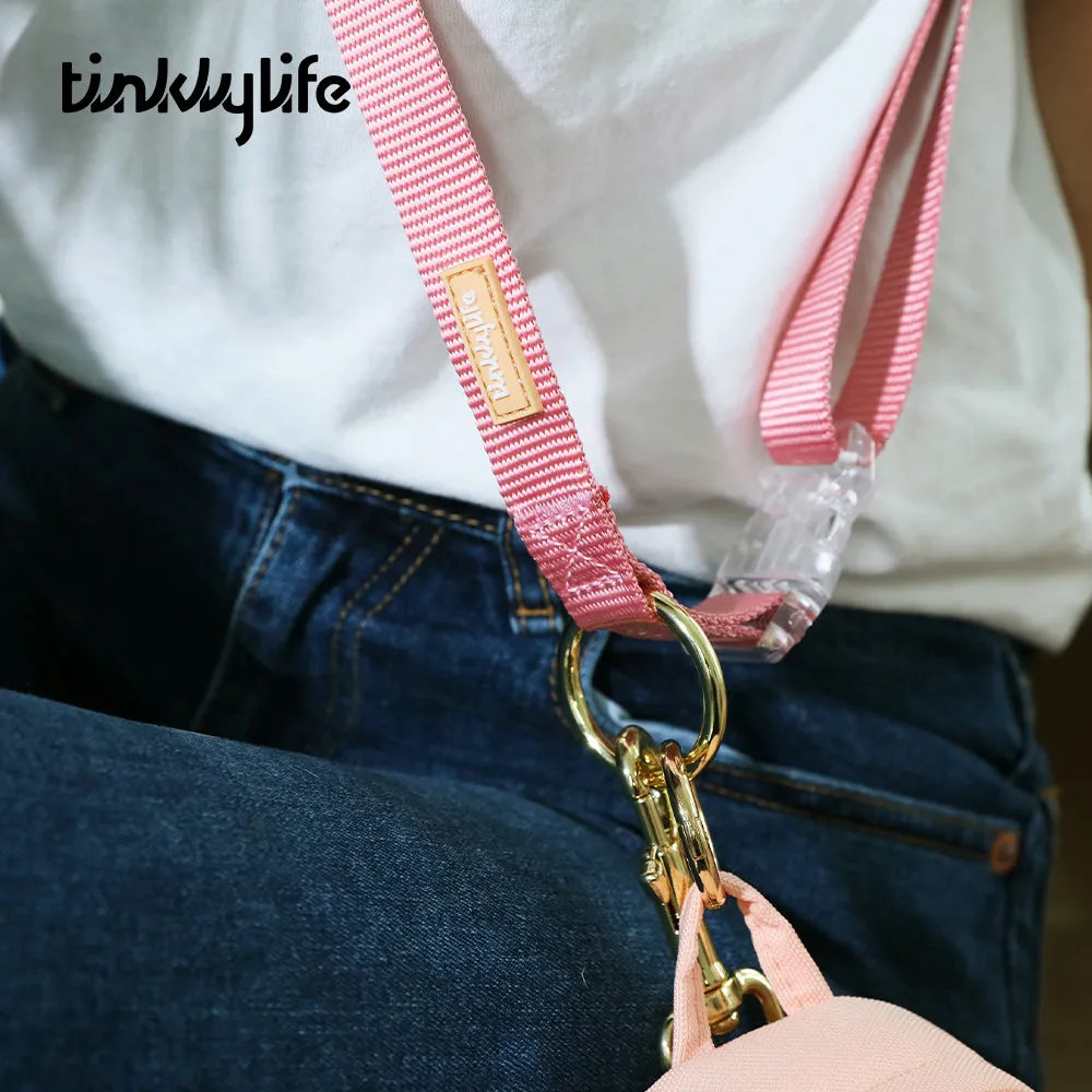 Rainbow Woven Double Ended Dog Leash