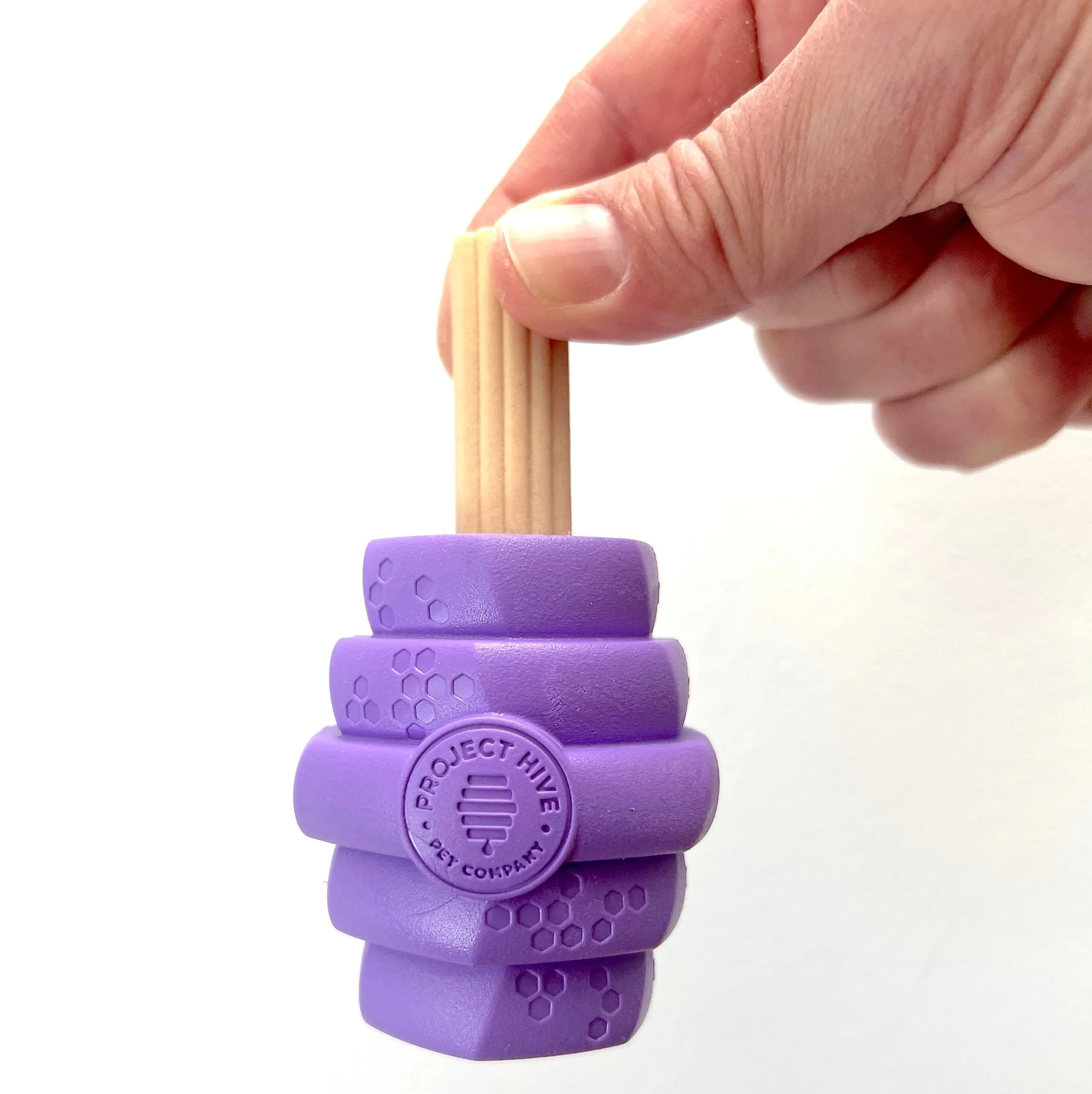 Scented Small Hive Treat Dispenser & Enrichment Toy for Dogs